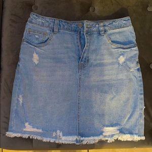 Refuge jean skirt